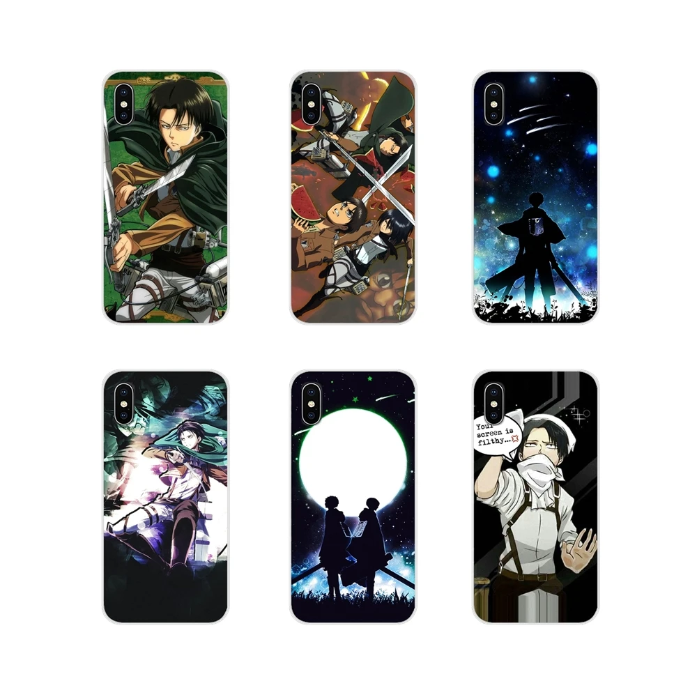 Обувь для косплея по аниме атака на Титанов Леви Apple iPhone X XR XS 11 12Pro MAX 4S 5S 5C SE 2020 6S 7 8