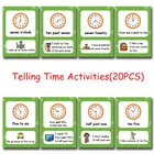 20 шт.компл. Juguetes Educativos, карточки с переводом на английский язык, пазлы, Монтессори, детские игрушки