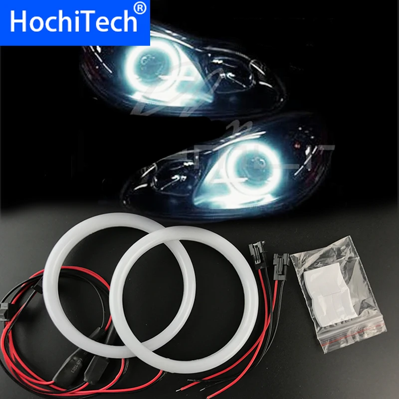 HochiTech Eexcellent молочно белый Хлопковый чехол SMD angel eyes halo ring kit Дневной светильник DRL