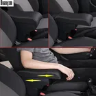 Подлокотник для Honda Fit Jazz 2014-2020, хэтчбек, подлокотник, центральная консоль, коробка для хранения с USB-зарядкой, 2015, 2016, 2017, 2018