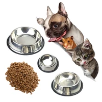stainless steel dog bowl cat dispenser pet feeding bowl non slip dog feeder pet food bowl dog accesories pet water supplies