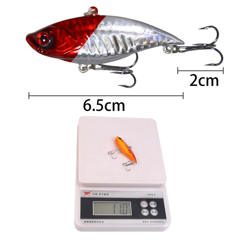 

Fishing Tackle VIB Lure Lipless Crankbait 65mm 11g Rattling Baits Artificial Fishing Lure Wobblers For Pike Perch Bait