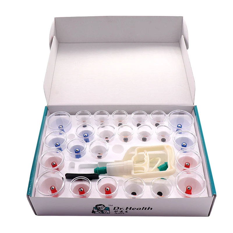

24Pcs Acupuncture Cans Massage Vacuum Cupping Set Cupping Cup Massage