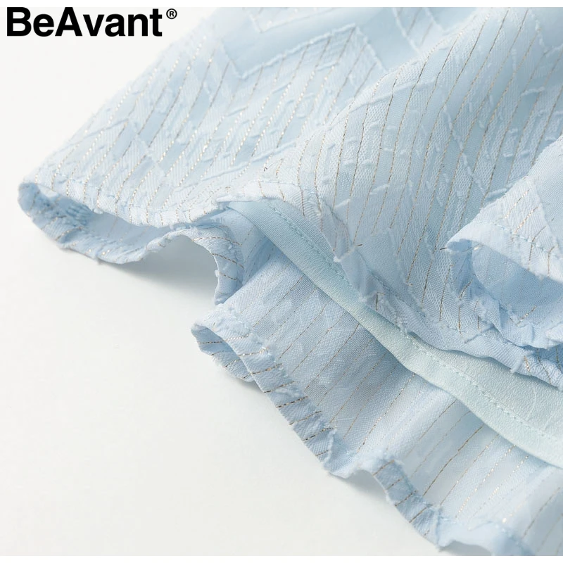 Женский Короткий комбинезон BeAvant повседневный с v образным вырезом оборками и
