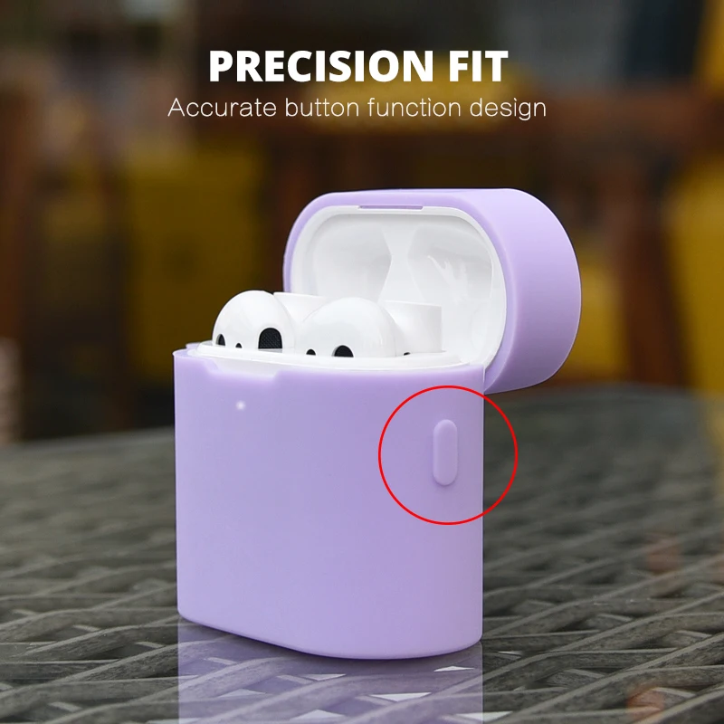 Силиконовый чехол для наушников с карабином новый силиконовый Xiaomi Air Pro bluetooth