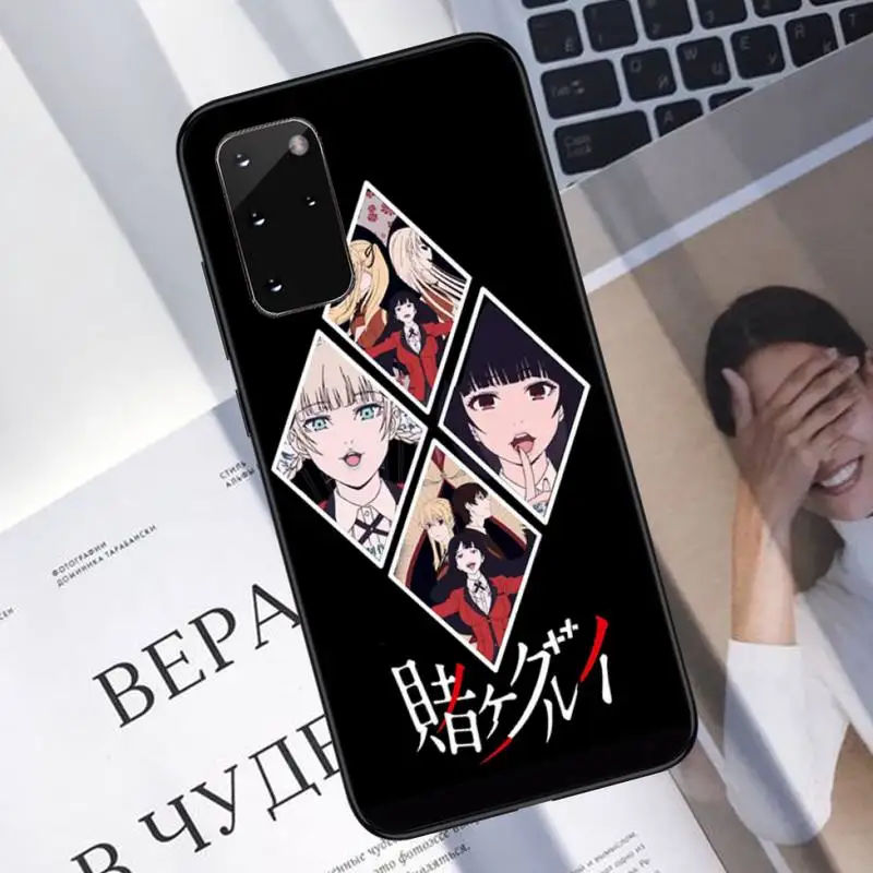 

Crazy Excitement Manga Kakegurui Phone Case For Samsung A40 A31 A50 A51 A71 A20E A20S S8 S9 S10 S20 Plus note 20 ultra