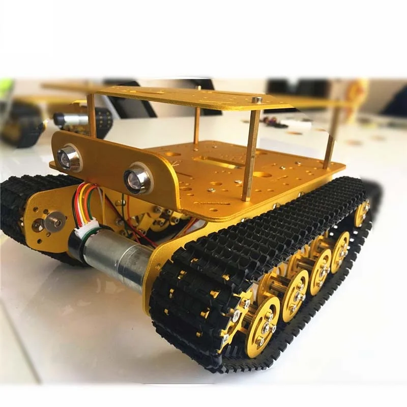 Двойная шасси амортизатор танка TS100 от DIY гусеничной модели функциональный