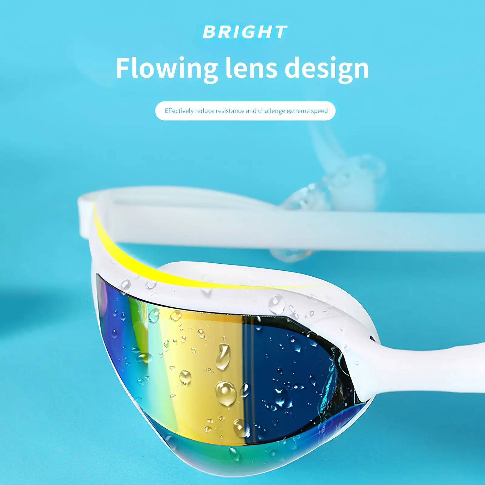 

Swimming Goggles Swimming Competition Glasses Anti-Fog Plating Unisex Glasses Silicone Swimming Goggle Durable Outdoor Coated
