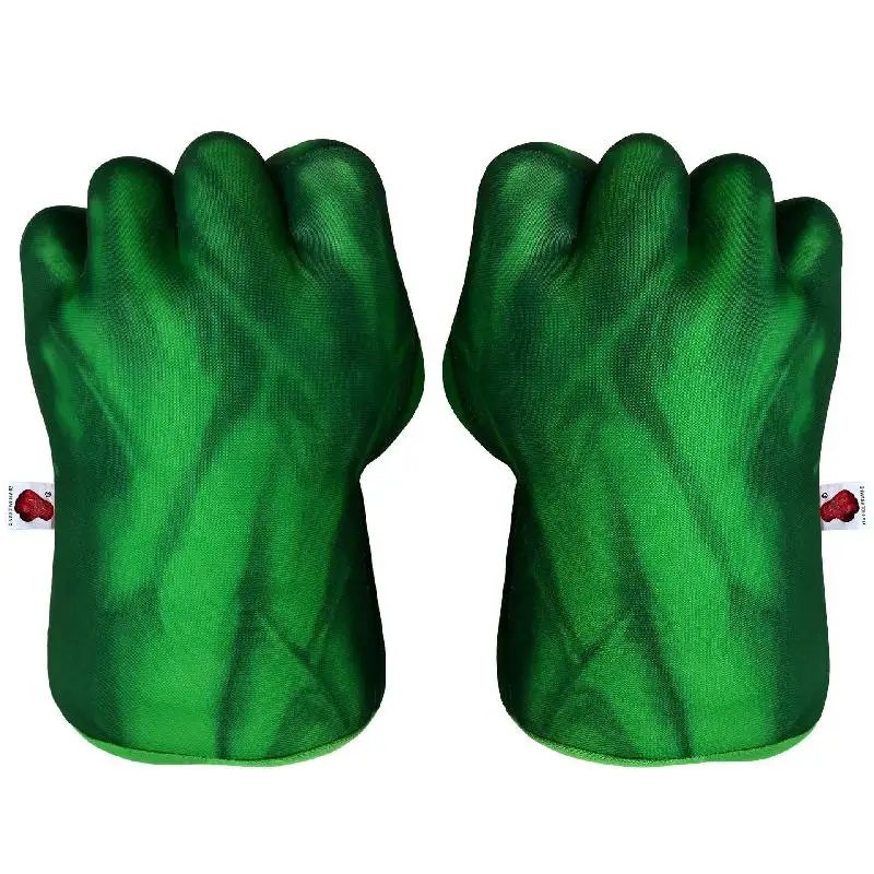 

Hulk Cosplay Muscle Clothes Masks Halloween Costumes With Plush Gloves Smash Hand Superhero Fancy Dress Set For Children's Gifts