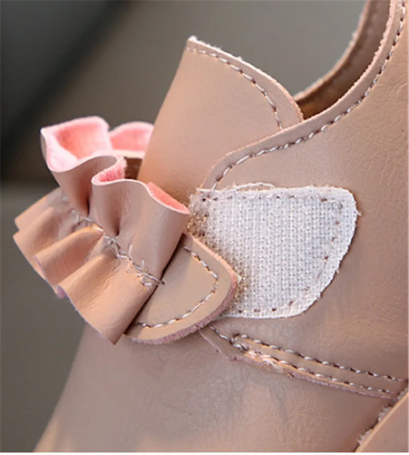Обувь для девочек; кожаная однотонная школьная обувь для девочек; chaussure fille; мягкая детская обувь для маленьких девочек; размеры 21-30