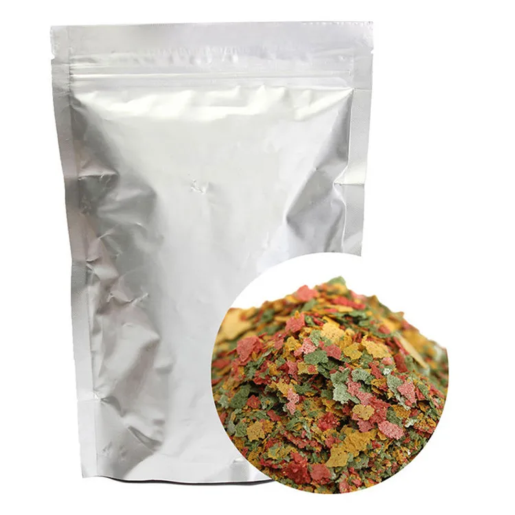 100g Tropical Ornamental Fish Food Goldfish Carp Small 3 Color Flakes Feed Products Aquarium Accessories | Дом и сад