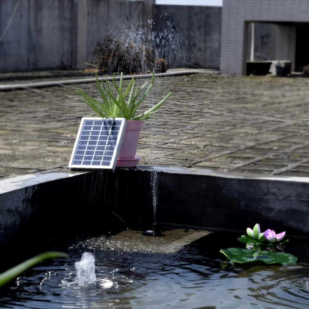 Small Type Landscape Pool Garden Fountains 9V 2W Solar Power Decorative Fountain Water Pump | Дом и сад