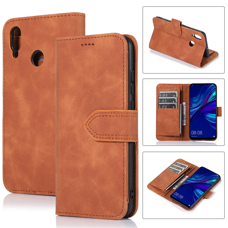 Brown Роскошный кожаный флип-кошелек P30pro чехол для huawei P30 P20 Pro Lite держатель для карт Hawei P Smart Y5 Honor8S Enjoy7S чехол - Цвет: Brown