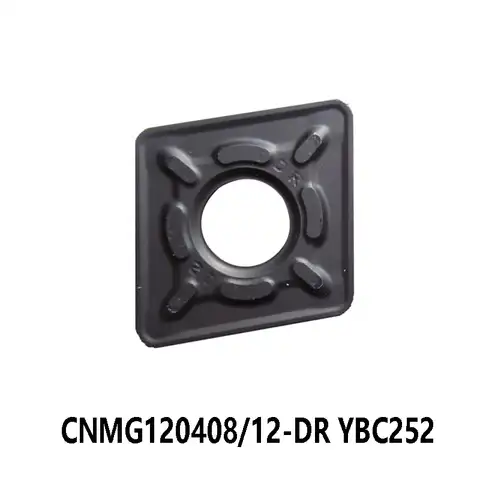 100% оригинальная CNMG120408-DR CNMG120412-DR YBC252 карбидная вставка для токарного станка резак для стали CNMG 120408 120412 CNC резки