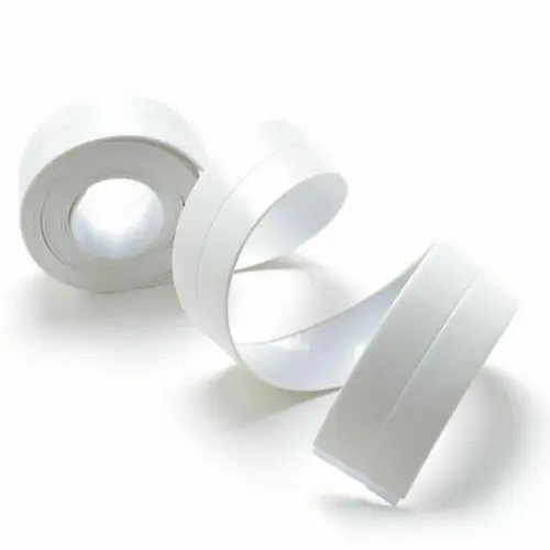 

3.2Mx22/38mm Sealing Strip Tape Bathroom Shower Sink Bath Sealing Strip White PVC Self Adhesive Waterproof Wall Sticker