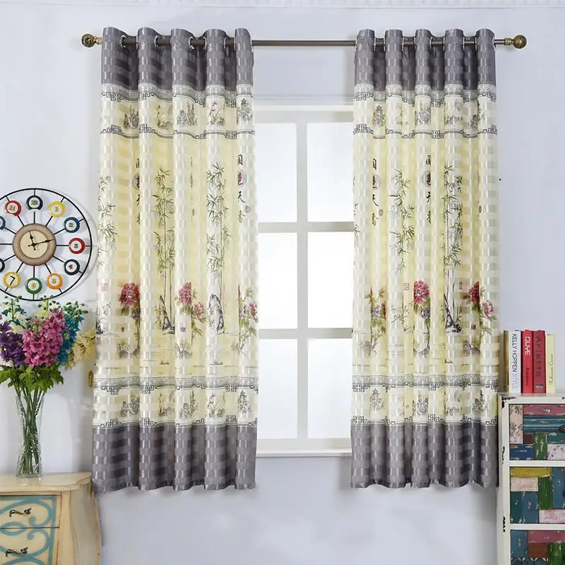 

Blackout For Short Visillos De Perde Gardinen Quarto Kitchen Firanki Na Okno Cortinas Rideaux Pour Le Salon Luxury Curtains