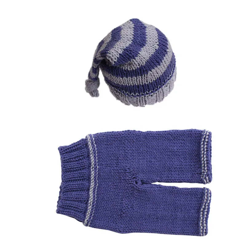 Новинка 1 шт. мягкий вязаный крючком костюм для новорожденных мальчиков и девочек