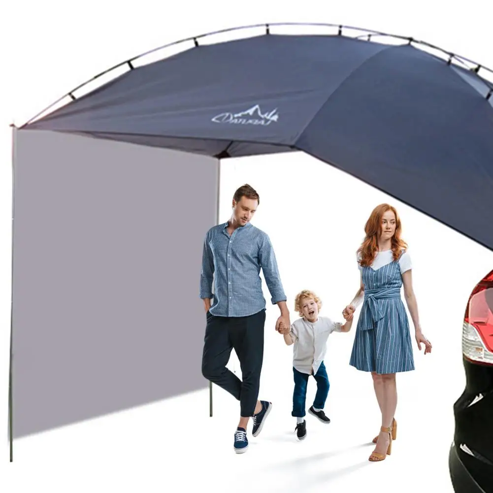 2100T Oxford Cloth Car Tent Awning Set SUV Awning Auto Sun Shelter Tent Camper Rooftop Tent For Camping