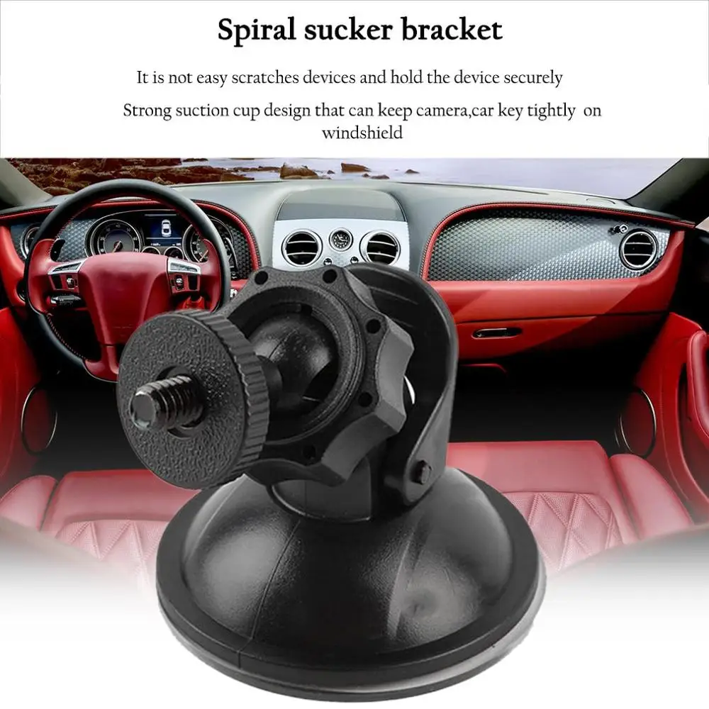 Professional Car Windshield Suction Cup Mount Tripod Holder Driving Recorder Bracket For Xiaomi Huawei iPhone Camera Accessories |