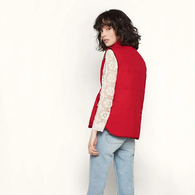 HDY Haoduoyi модные новые осенние поступления женские повседневные красные милые топы