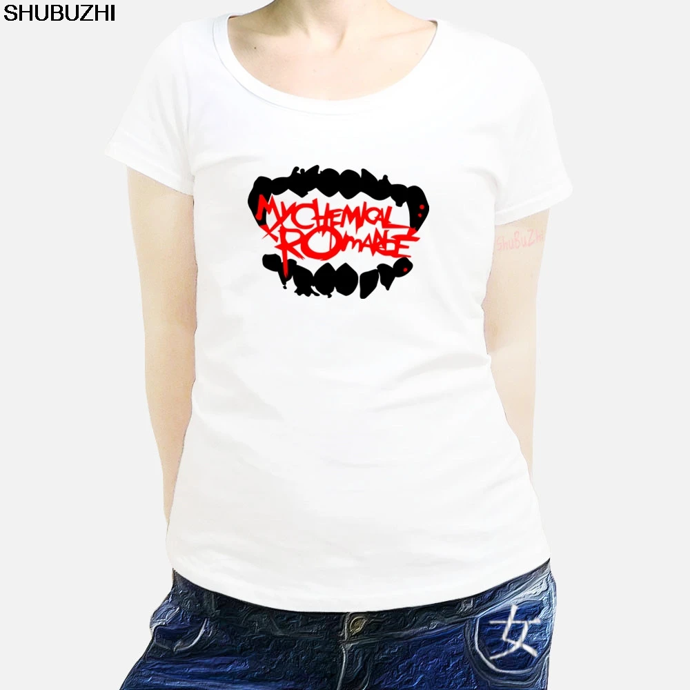 Новое поступление летняя женская футболка с надписью MY CHEMICAL ROMANCE WE RISE