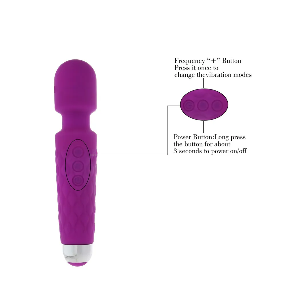 20 скоростей вибратор секс игрушка для женщин волшебная палочка Вибраторы Вагина