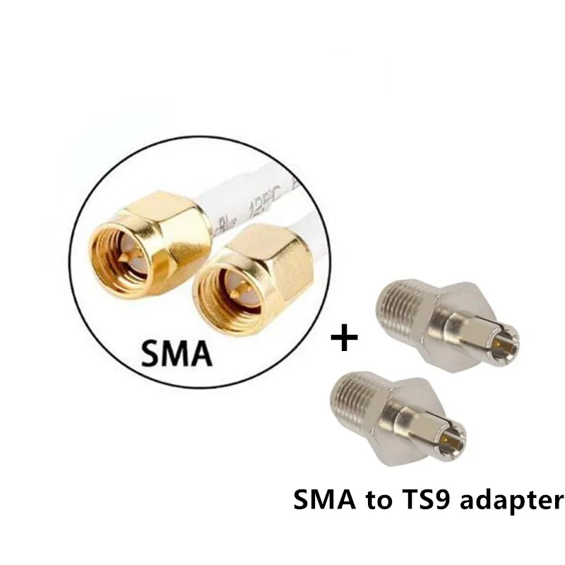 add TS9 adapter JX 4G LTE Антенна 3g 4G внешняя антенна наружная антенна с 5 м двойной слайдер CRC9/TS9/SMA разъем для 3g 4G маршрутизатор модем - Цвет: add TS9 adapter