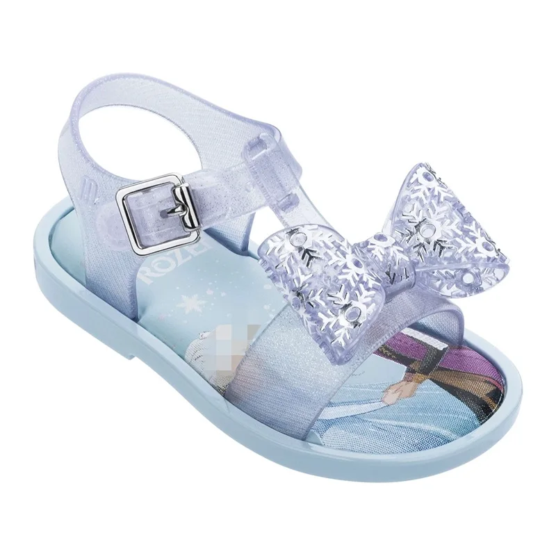 

Mini Melissa Girls Sandals Unicorn Elsa Jelly Shoes Children Sandals Breathable Non-Slippery Summer Jelly Shoes Melissa