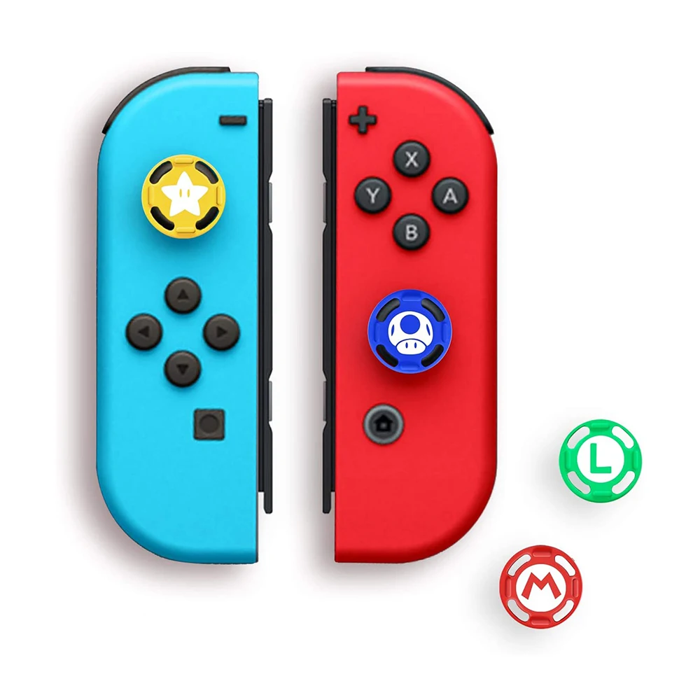4 шт. силиконовые колпачки для джойстика Nintendo Switch/Lite/OLED | Электроника