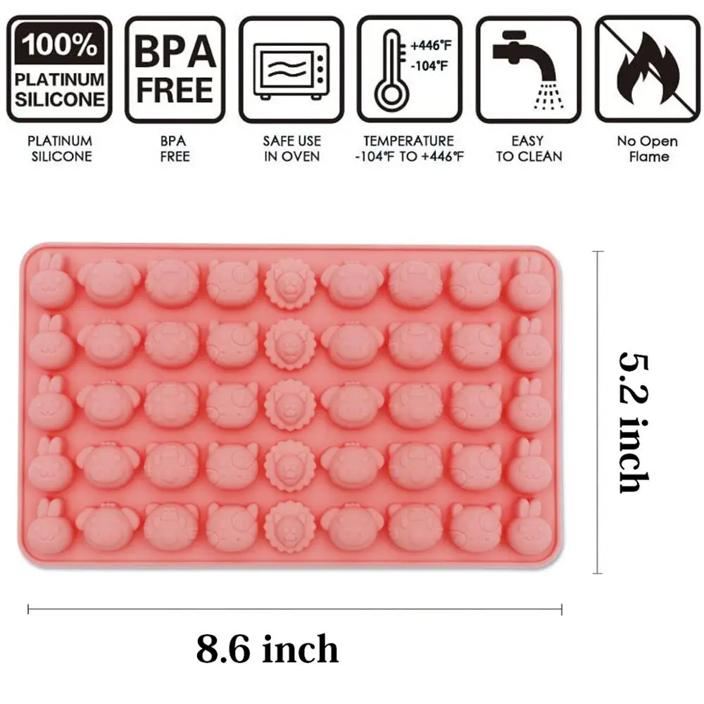 Силиконовые формы для торта с милыми животными форма шоколада конфет