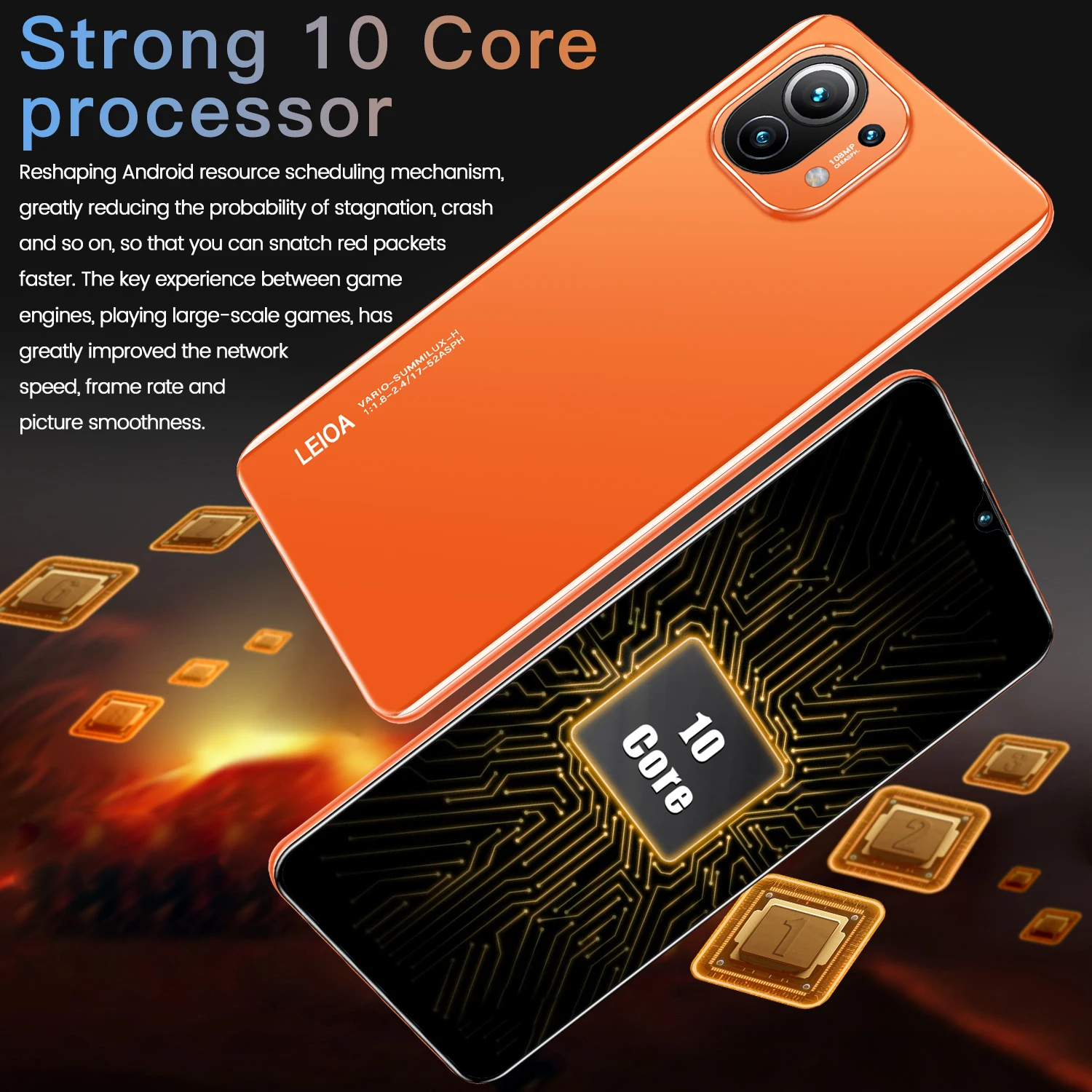 

Global Version M12 Pro 7.1Inch Smartphone 16G+512G ROM 6800mAh Large Battery Android Full Display Dual SIM 4G/5G Call Phone