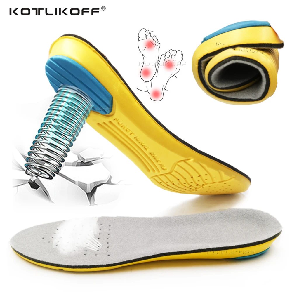 Memory Foam Sport Insoles Sweat Absorption Pads Running Shoe Inserts Breathable Foot Care Men Women Shoes Pad | Обувь