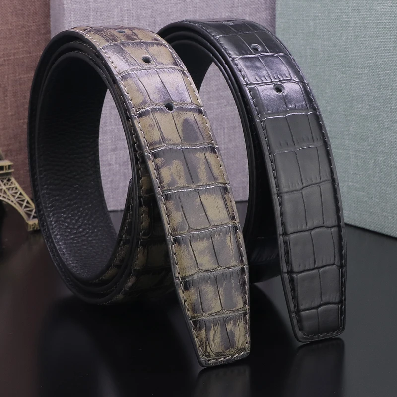 Высокое качество без застежка для мужчин роскошный известный бренд натуральная