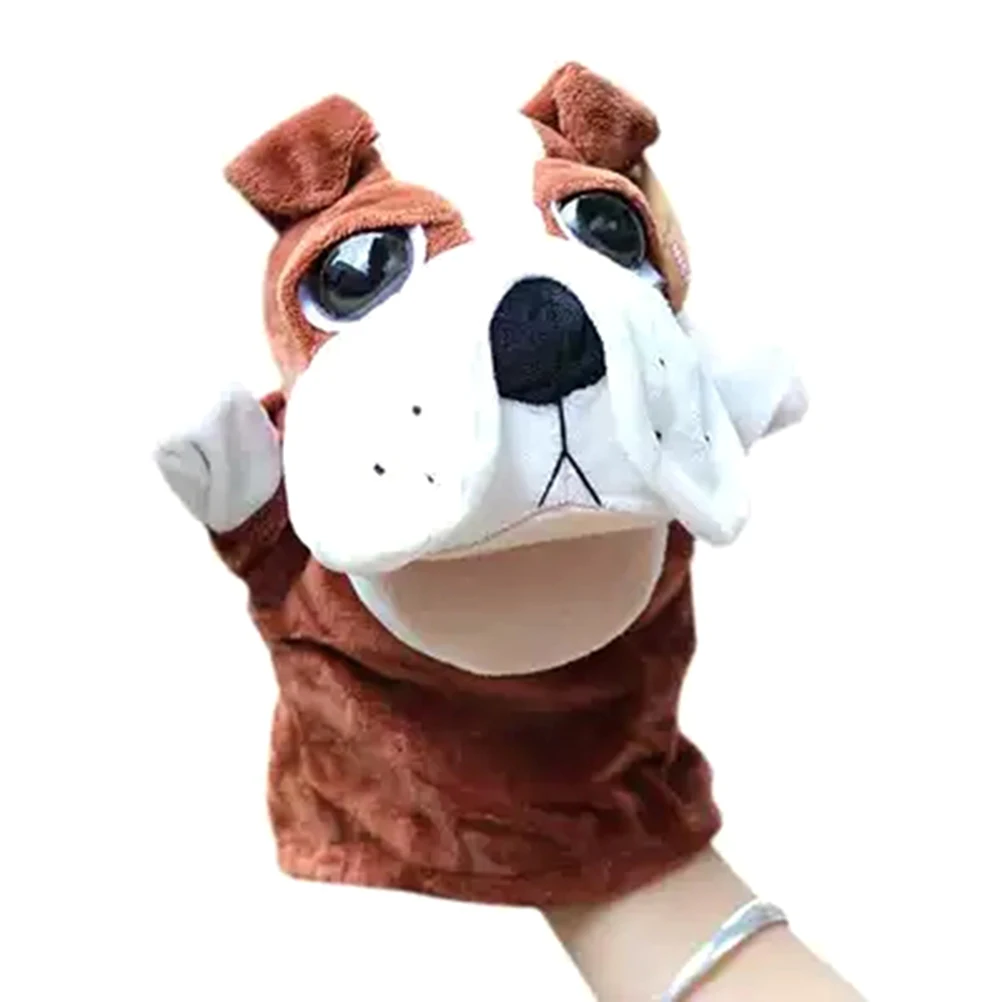 Животные большие глаза собака ручная кукла игрушки для детей пальчиковые