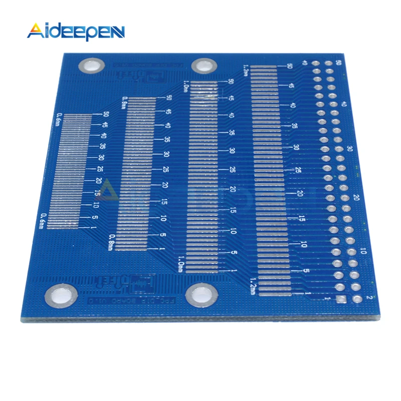 0,5 мм до 1,2 мм Pin Pitch адаптер PCB FPC плата 2,0-3,5 дюймов TFT lcd Интерфейс SMD для DIP H двойная сторона