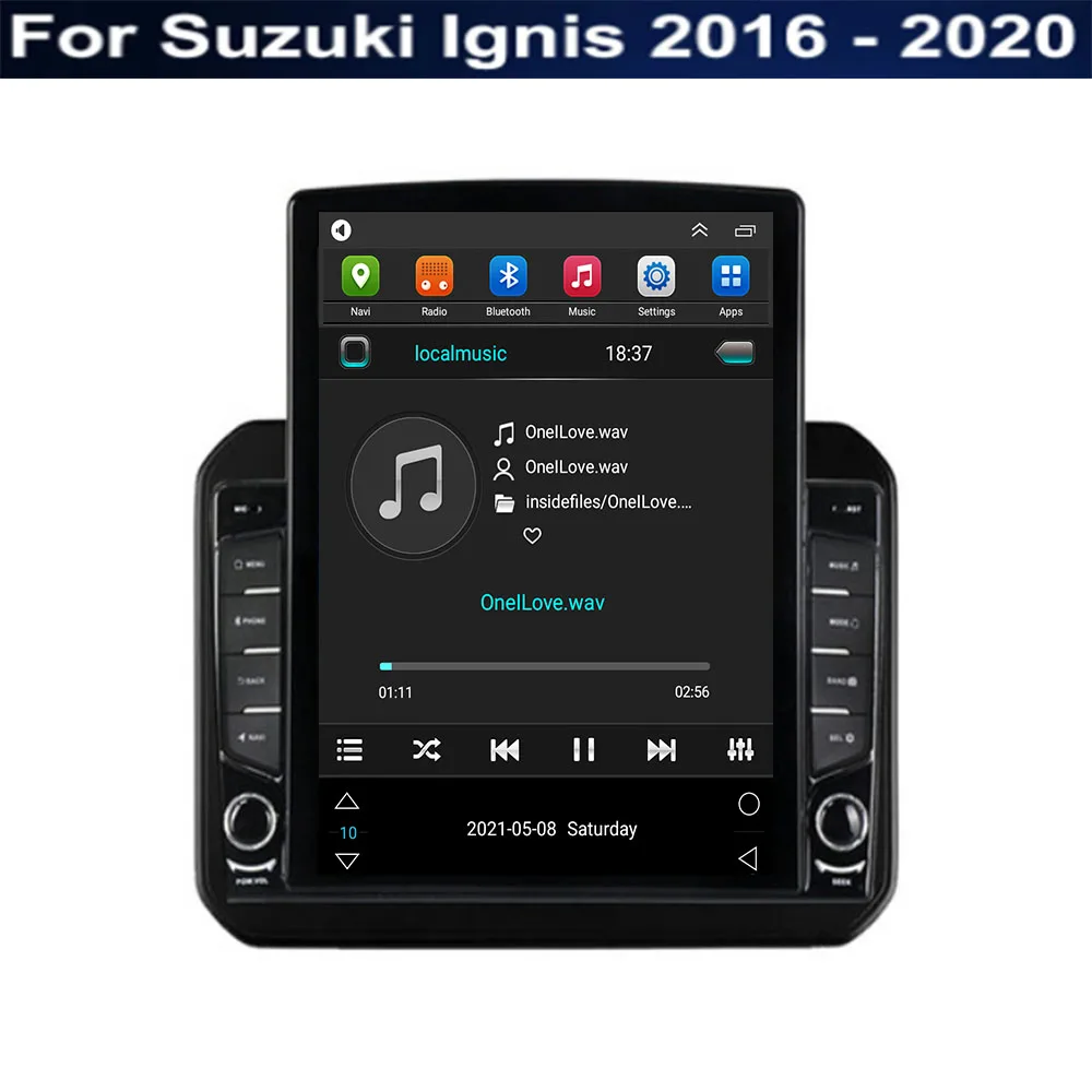 Автомагнитола Tesla 9 7 дюйма Android 11 для Suzuki Ignis 2016-2020-2023 мультимедийный видеоплеер