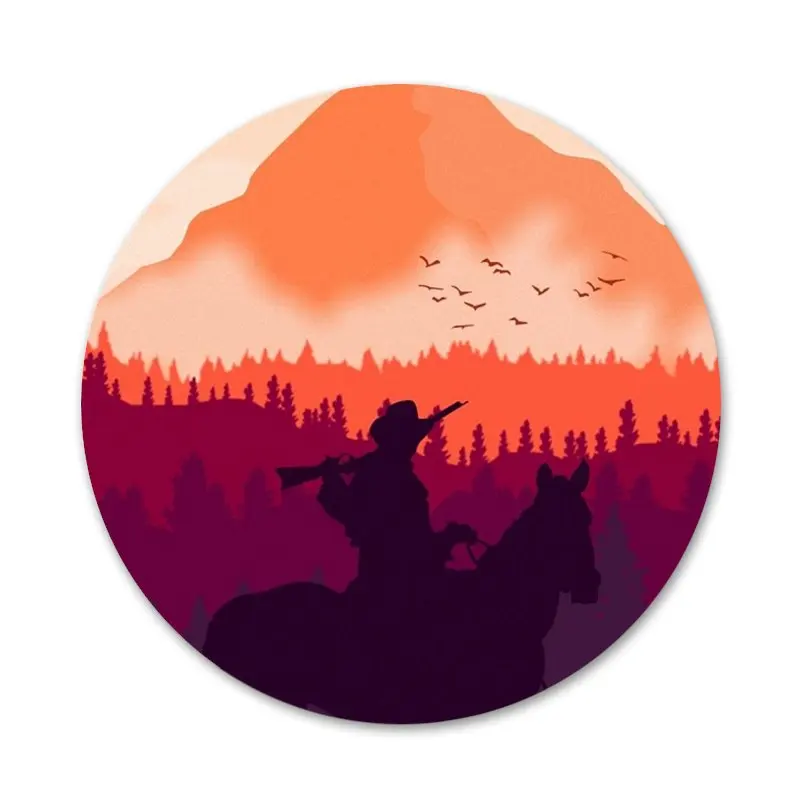 58 мм красные мертвецы 2 брошь значок косплея аксессуары для одежды рюкзак