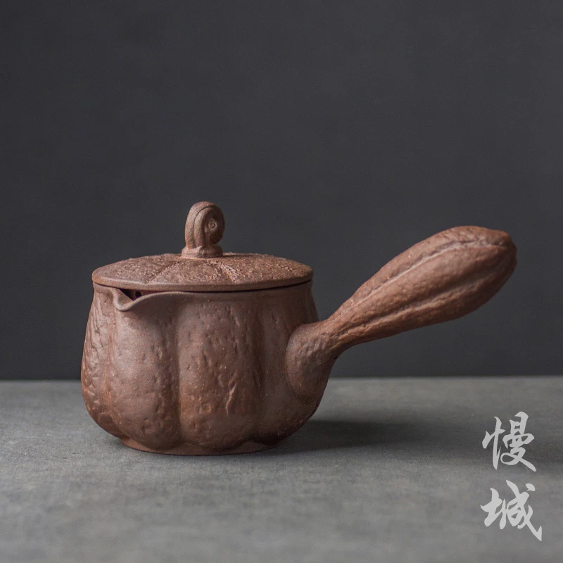 Грубая керамическая печь ручной работы винтажная Античная бытовая техника