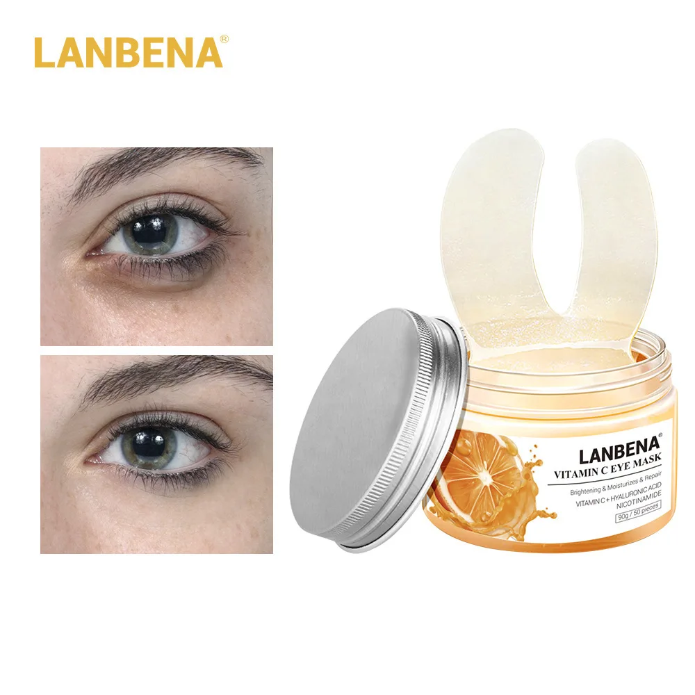 

LANBENA Retinol Eye Mask Eye Patch Vitamin C Anti-Wrinkle Hyaluronic Acid Moisturizing Tighten Fiber Film Face Skin Care 50 pcs