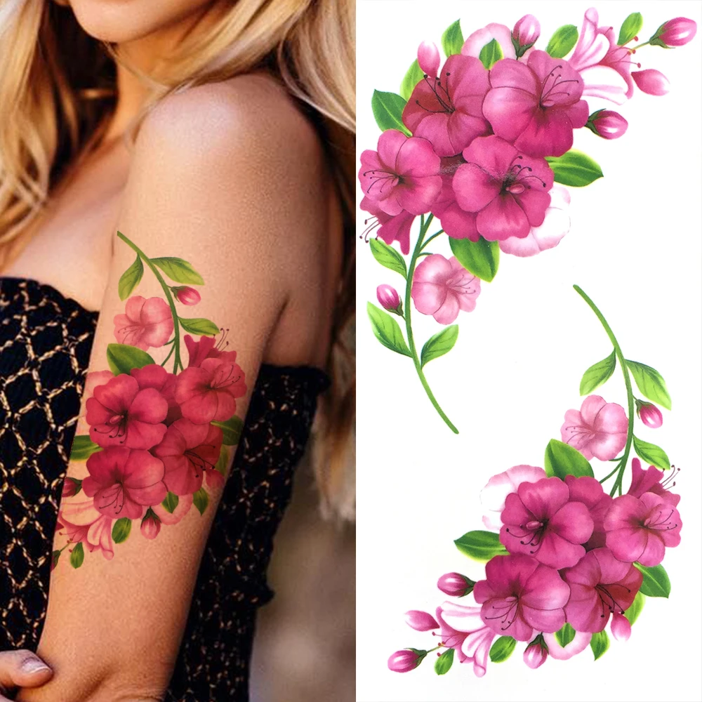 Inspired Quotes Small Temporary Tattoos For Women Kids Men Feather Flower Funny Fake Tattoo Sticker Arm Face Tatoos Finger images - 6