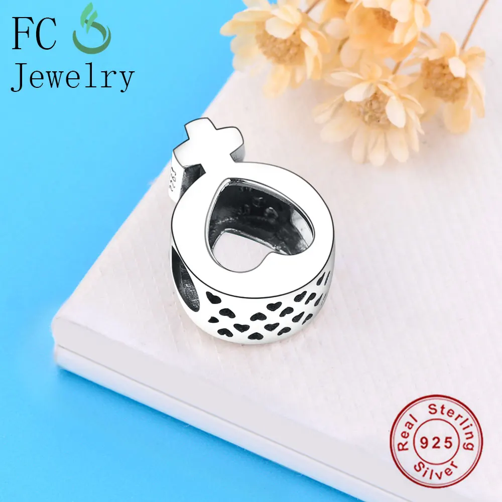 FC ювелирные изделия подходят оригинальный бренд Амулеты Браслет 100% Серебро 925