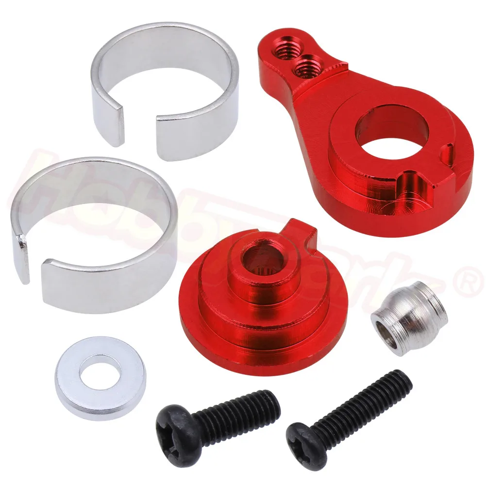 Рулевой сервопривод 0033 из алюминиевого сплава для WLtoys 12428 12423 1/12 RC гусеничный