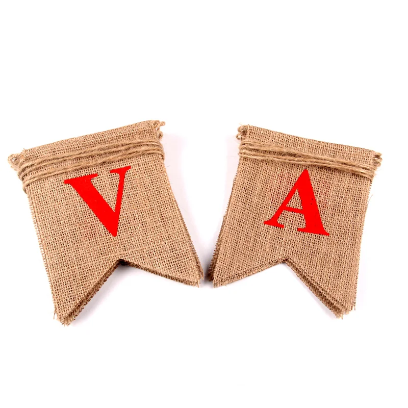 Надпись на День святого Валентина флажки баннер украшение в виде сердца