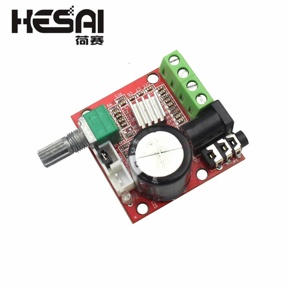 12V 2X10W Hi Fi PAM8610 аудио стерео усилитель модуль платы двойной D Класс канала|audio amplifier