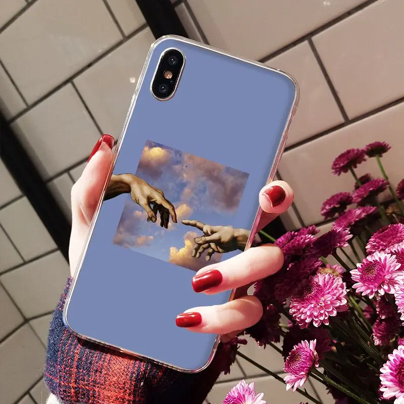 Yinuoda Art David lines Painted Pattern High Quality Classic Phone case for Apple iPhone 8 7 6 6S Plus X XS max 5 5S SE XR Cover | Мобильные