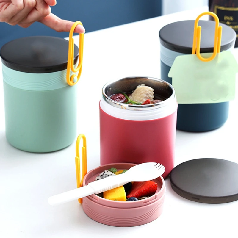 450 мл Нержавеющая сталь Еда термос для Кулинария детей контейнеры супа Горячая