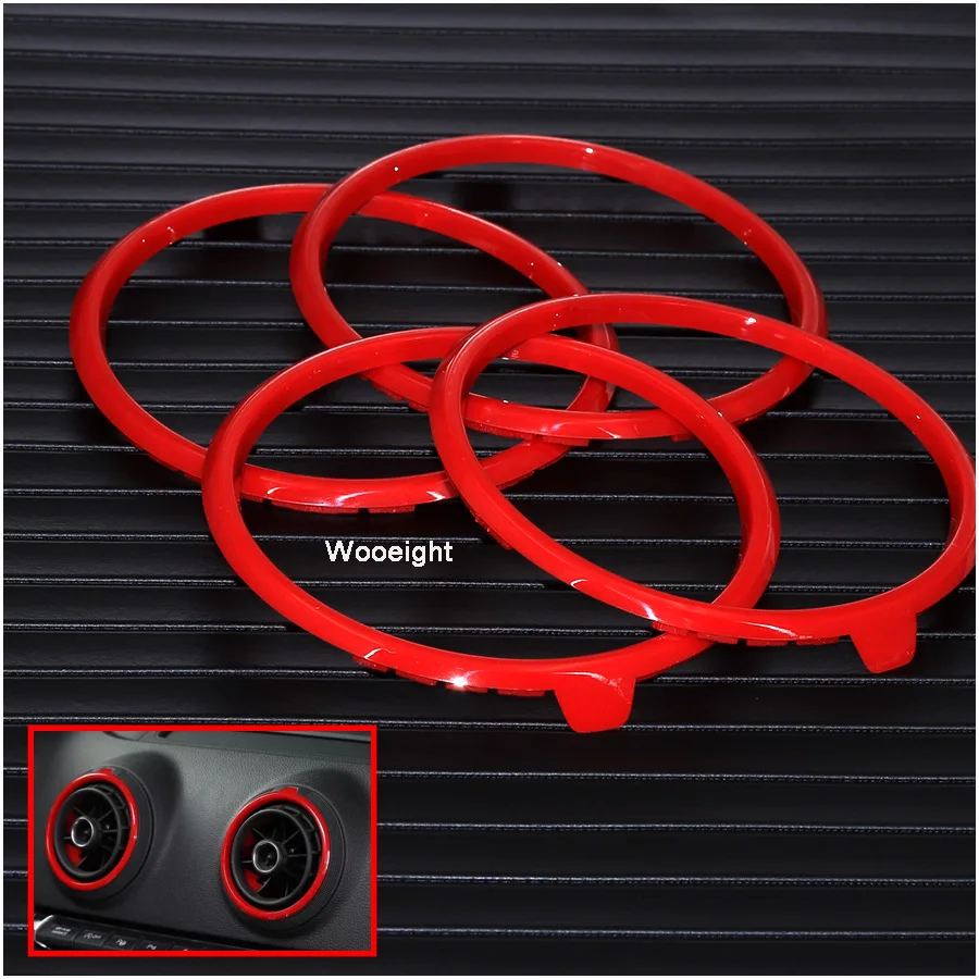 4 шт. сменные накладки на вентиляционное отверстие для AUDI A3 S3 8V 2014 2015 2016|Лепнина