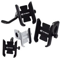 motorcycle accessories handlebar mobile phone holder gps stand bracket for kymco xciting 250 300 350 400 500 kxct downtown