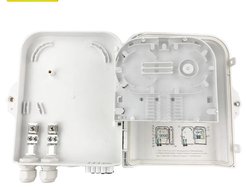 Качество 8 ядро оптоволоконное Распределение коробка FTTH вне помещения IP65