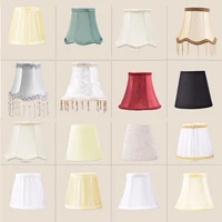 2pcslot retro decoration chandelier lampshades modern wall light shades bedroom living room lamp cover clip on